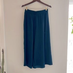 Teal palazzo pants
